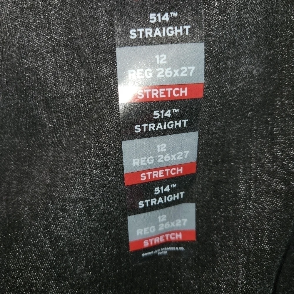 Levi's boys #514 straight jeans - Picture 2 of 7